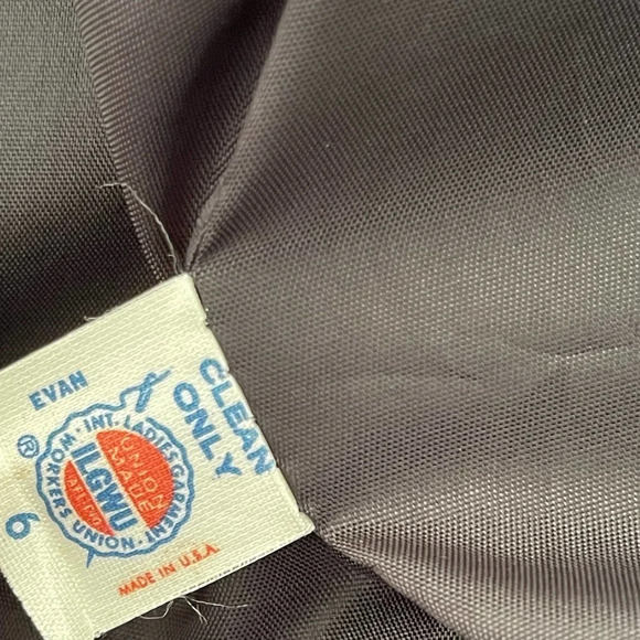 Vintage Evan-Picone Wool Nylon Blend Floral Blazer Jacket Size 6 - Picture 5 of 9